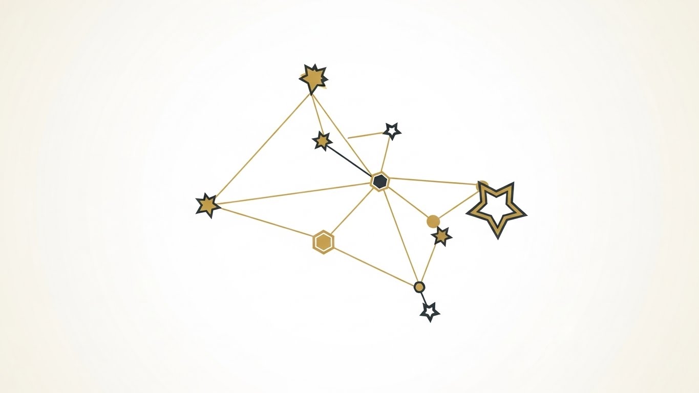 (2D Line Art): Mapping Customer Constellations