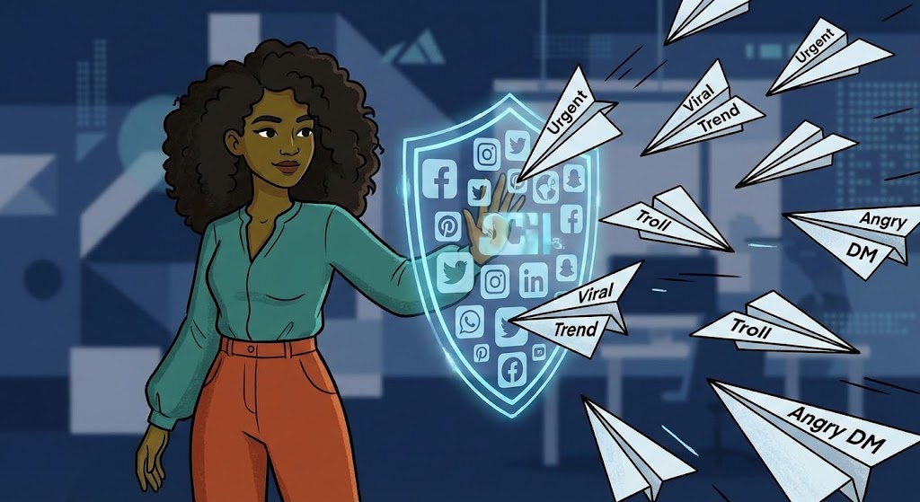 (2D Character Story): Deflecting Notification Fatigue