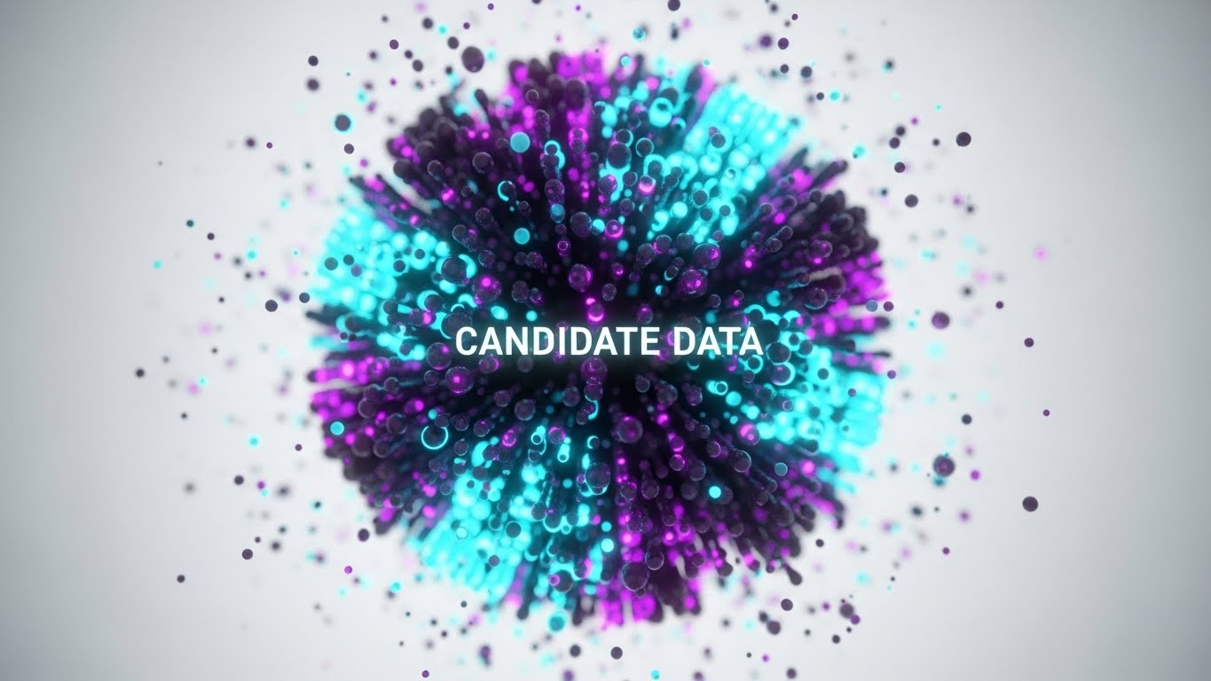 (Abstract 3D AI Visualization): Particle Synthesis for Data-Driven Clarity