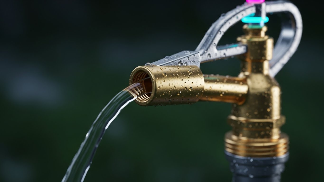 (Photorealistic 3D Renders): Precision Nozzle for Resource Accuracy