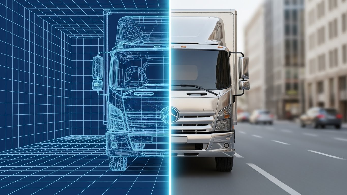 (Wireframe Transition): Blueprint to Reality + Visualizing Modernization