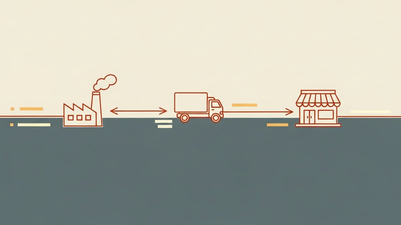 (2D Line Art): Continuous Path + Tracing Custody Chains