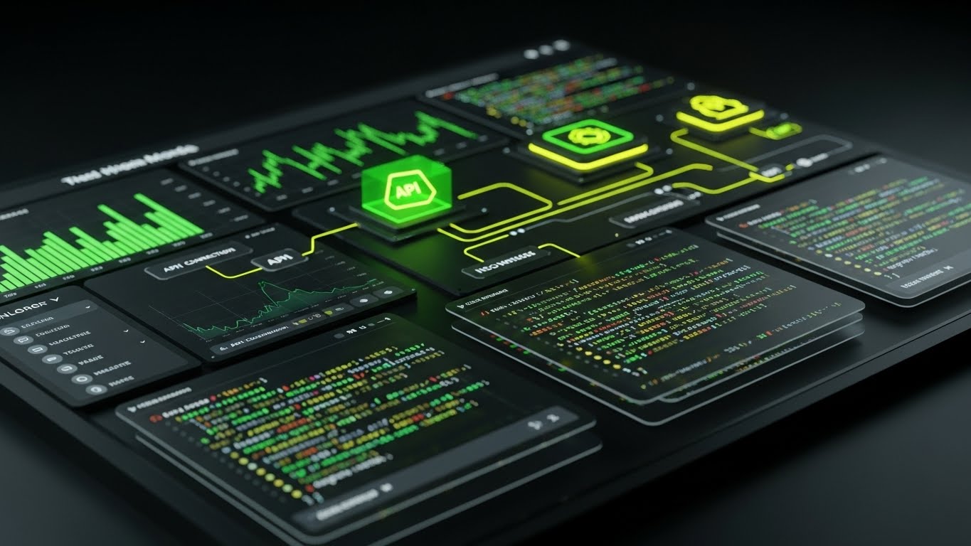 (Dark Mode UI Showcase): Developer-Centric Dashboard + Validates Technical Robustness