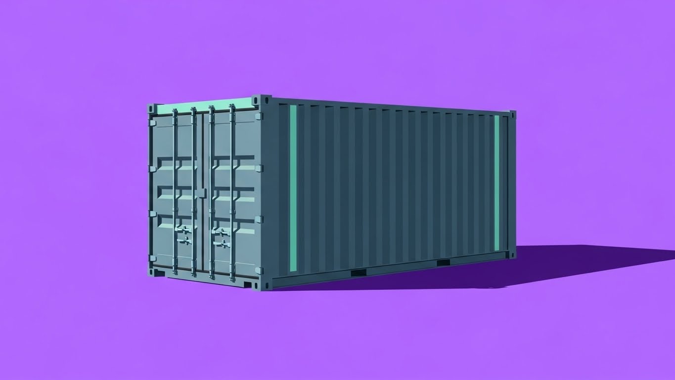 (Minimalist Vector): Clean Silhouette + Logistics Simplified