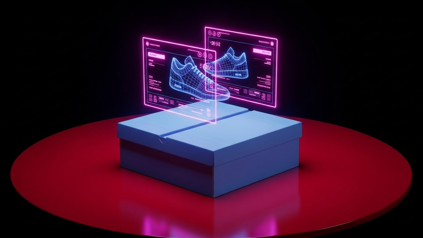 (Holographic UI): Digital Twin Projection + Preventing Return Logistics