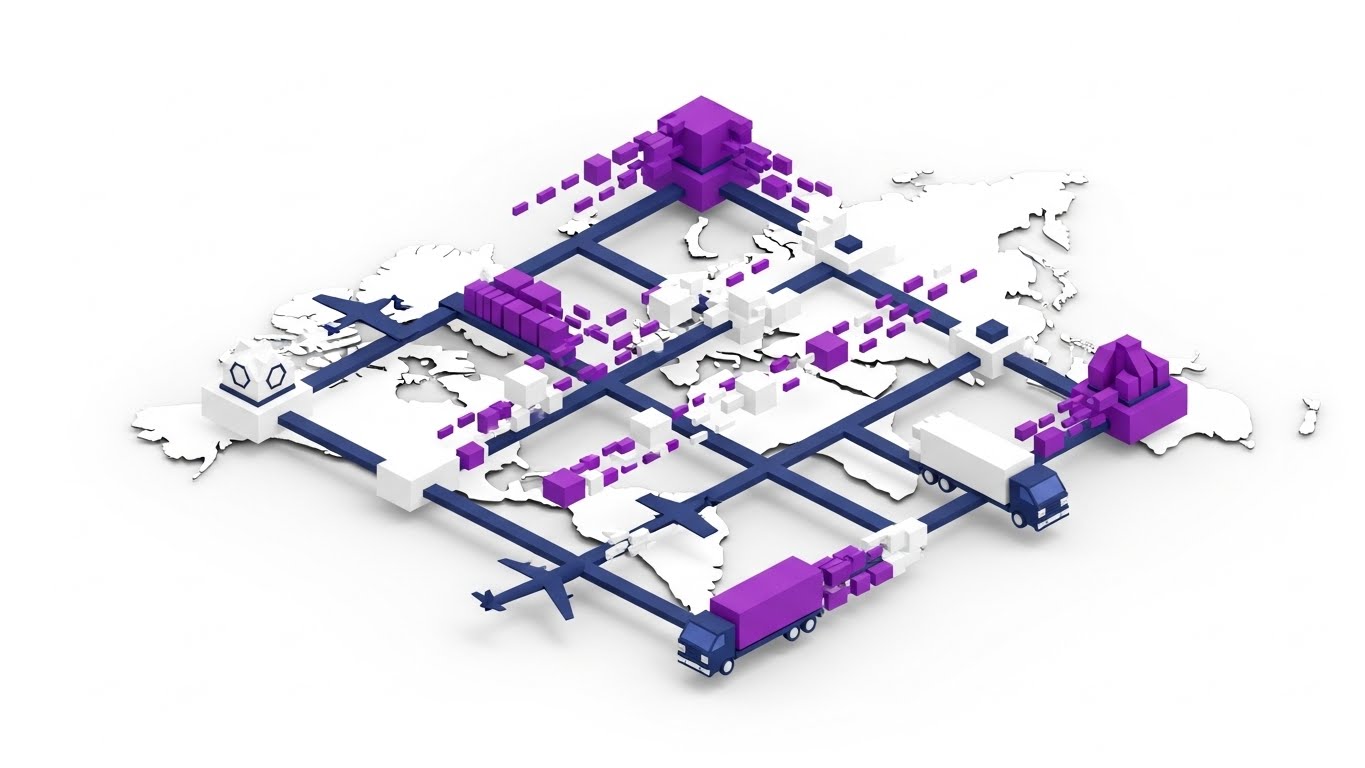 (Isometric 2D Motion): Network Nodes + Global Network Visibility