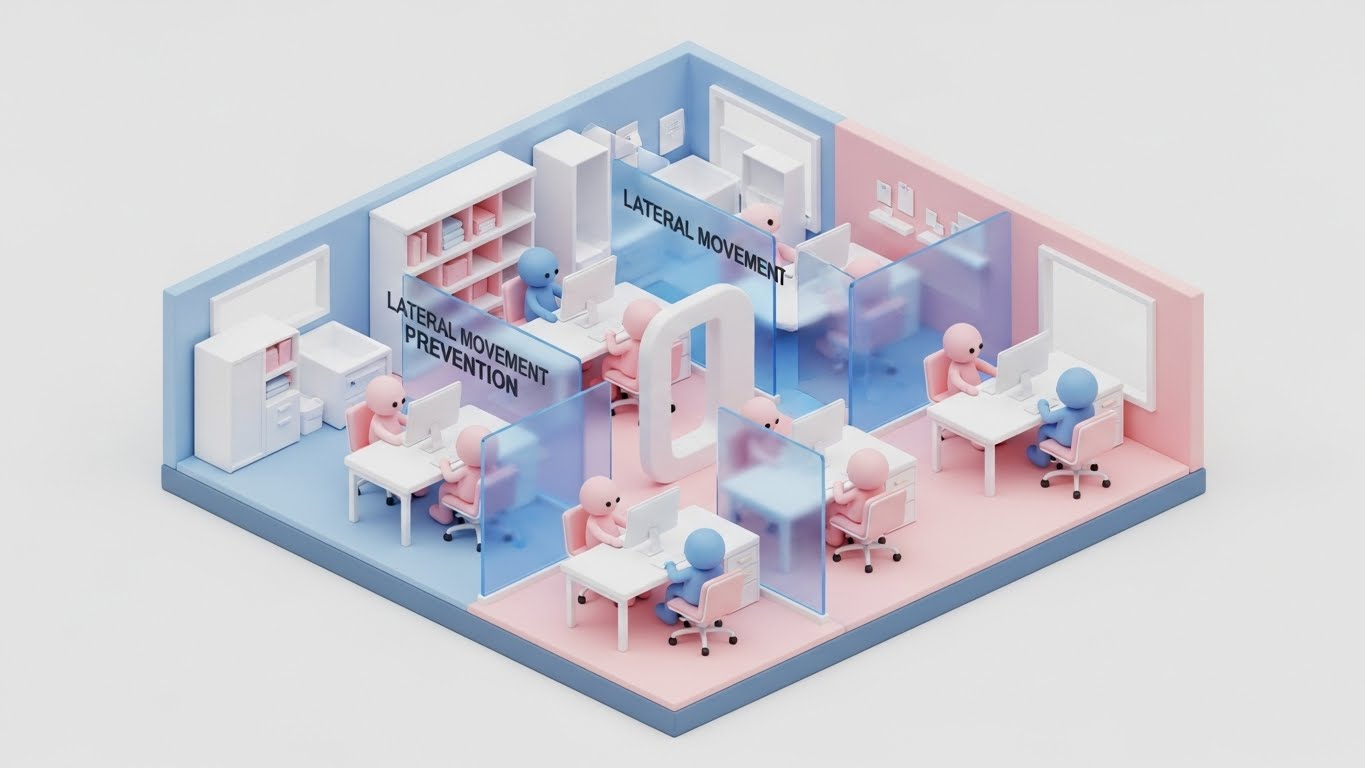 (Isometric 3D Workflow): Soft Segmentation Visualizing Lateral Defense