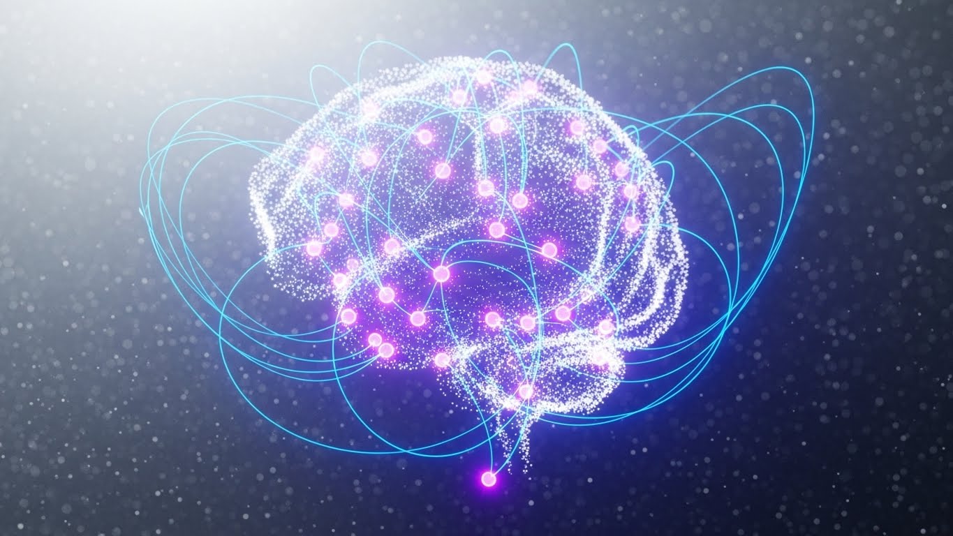 (Abstract 3D AI): Neural Network Visualizing Adaptive Intelligence