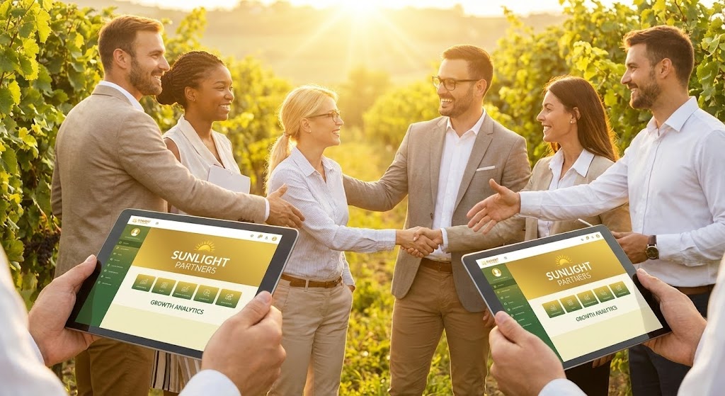 (Aspirational Stock Montage): Partnership Success – Celebrating Shared Growth