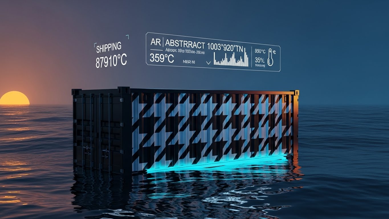 (Photorealistic 3D Renders): Branded Logistics — Tracking Global Movement