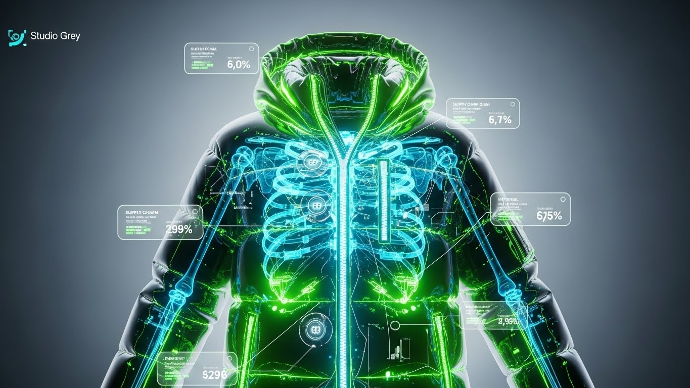(2D Line Art): Continuous Line — Connecting Global Logistics