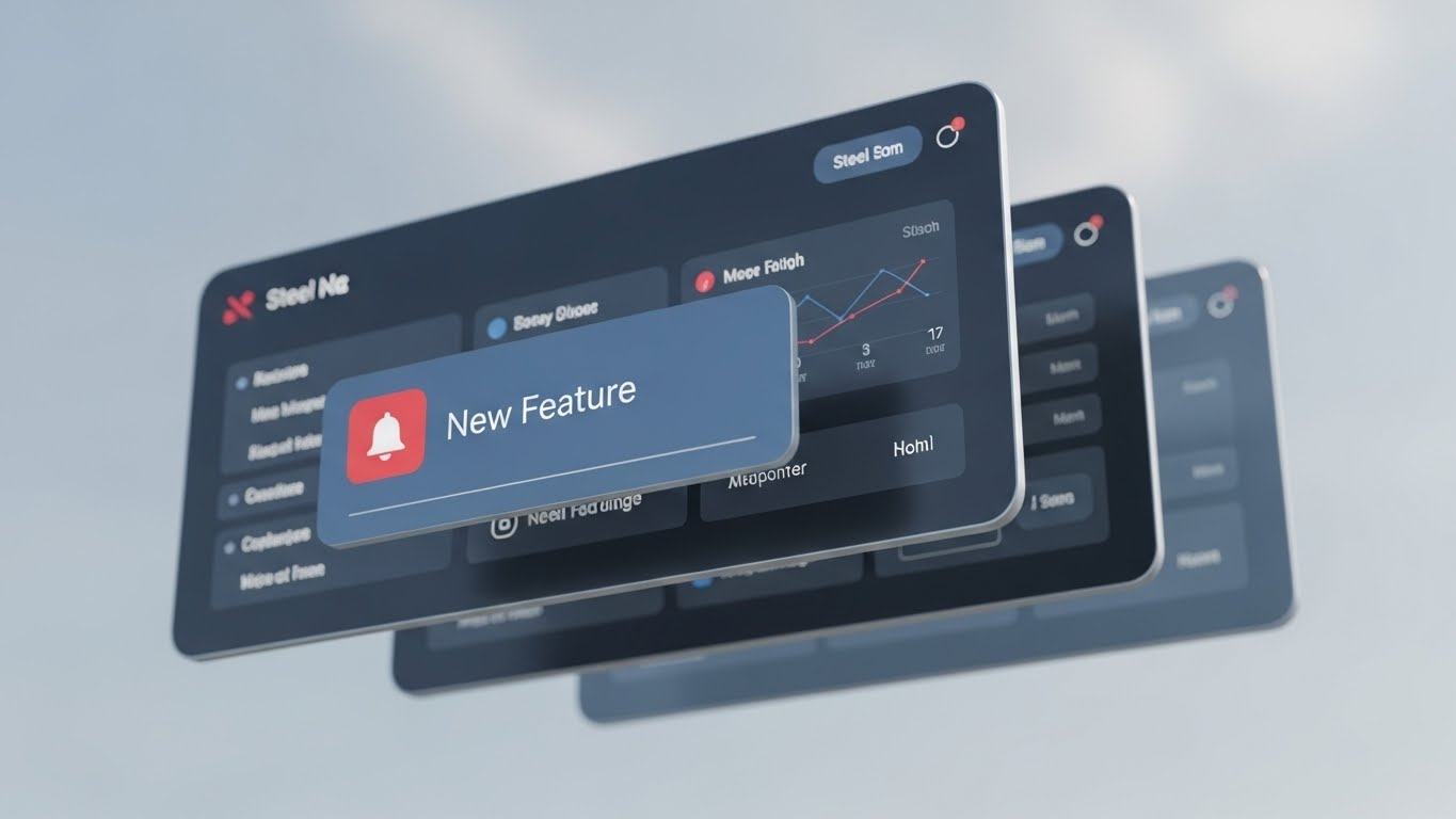 (3D Parallax UI): Floating Notifications — Signaling Continuous Value