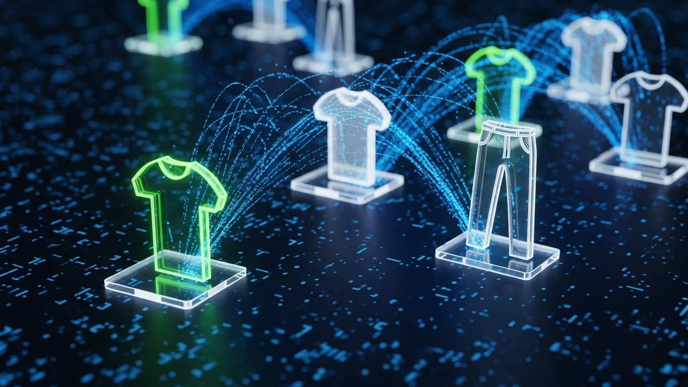 (Abstract 3D AI): Ecosystem Connectivity + Invisible Network