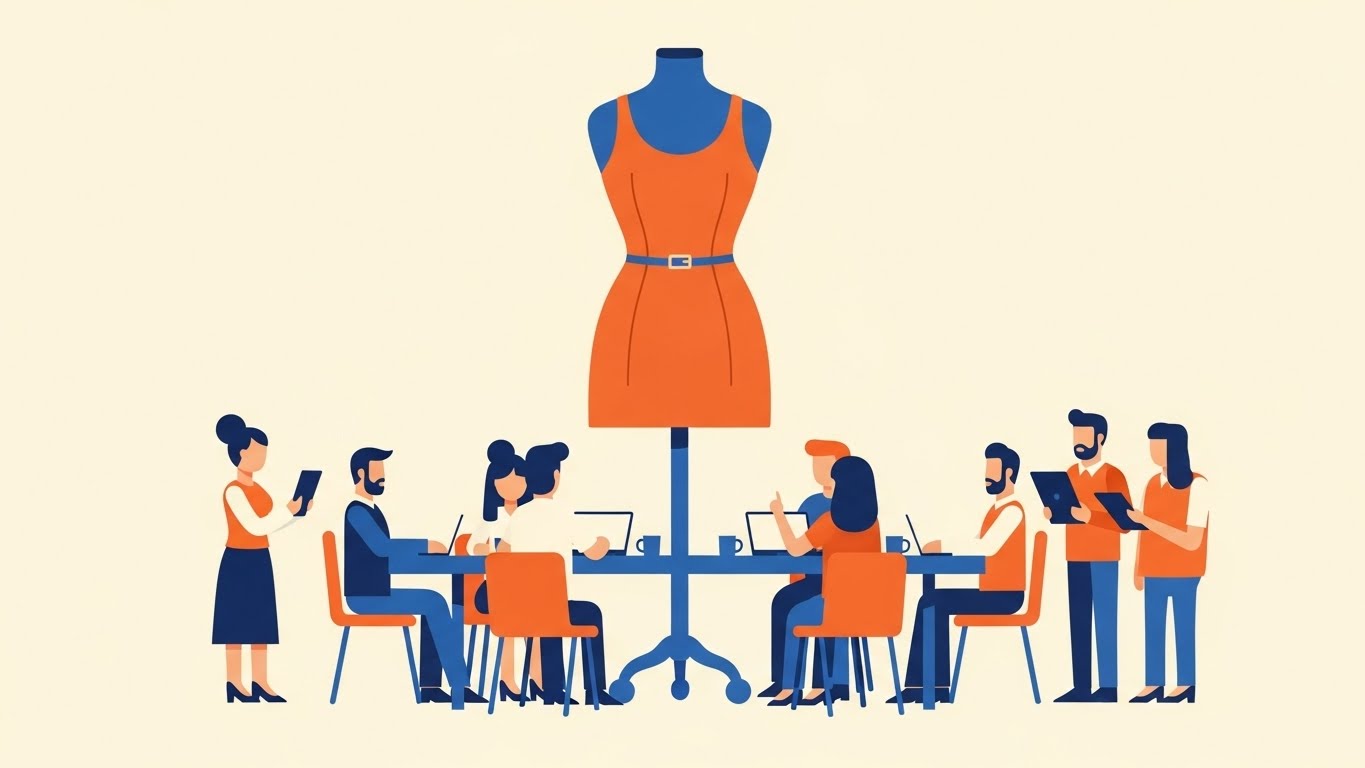 (Corporate Memphis): Collaborative Synergy + Team Alignment