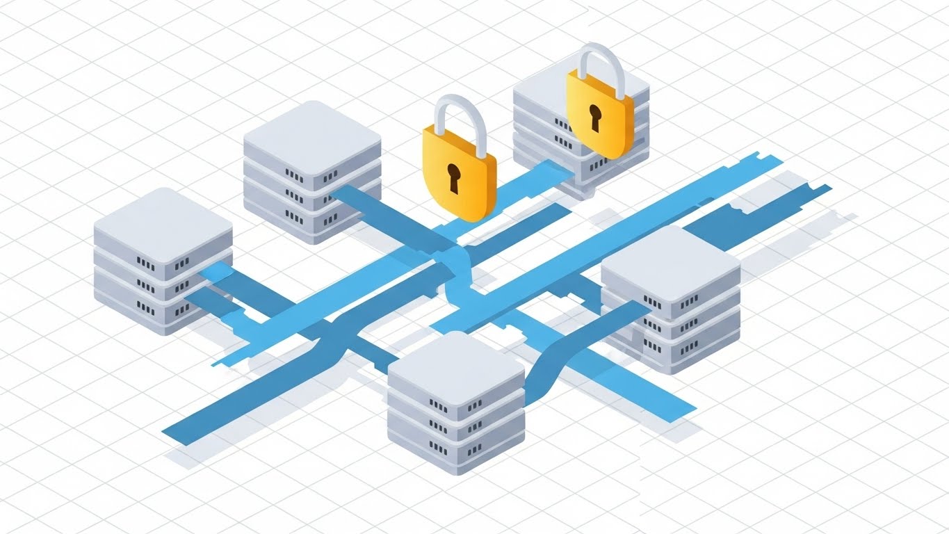 (Technical Isometric): Enterprise Safety + Risk Mitigation