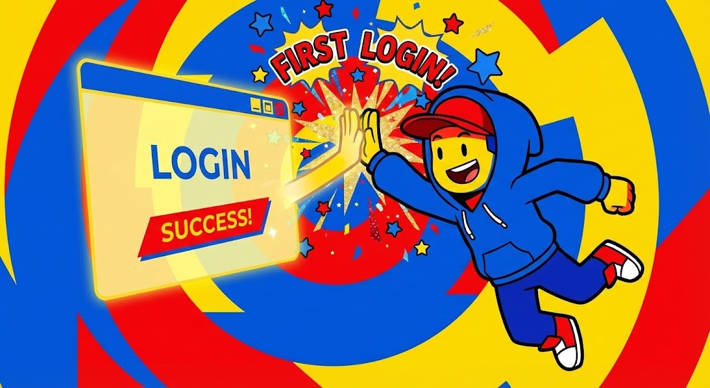 (2D Animation & UI Composition): Login High-Five + Celebrating User Adoption