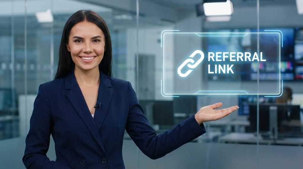 (Generative AI Realistic Character): Digital Anchor + Driving Referrals & Advocacy