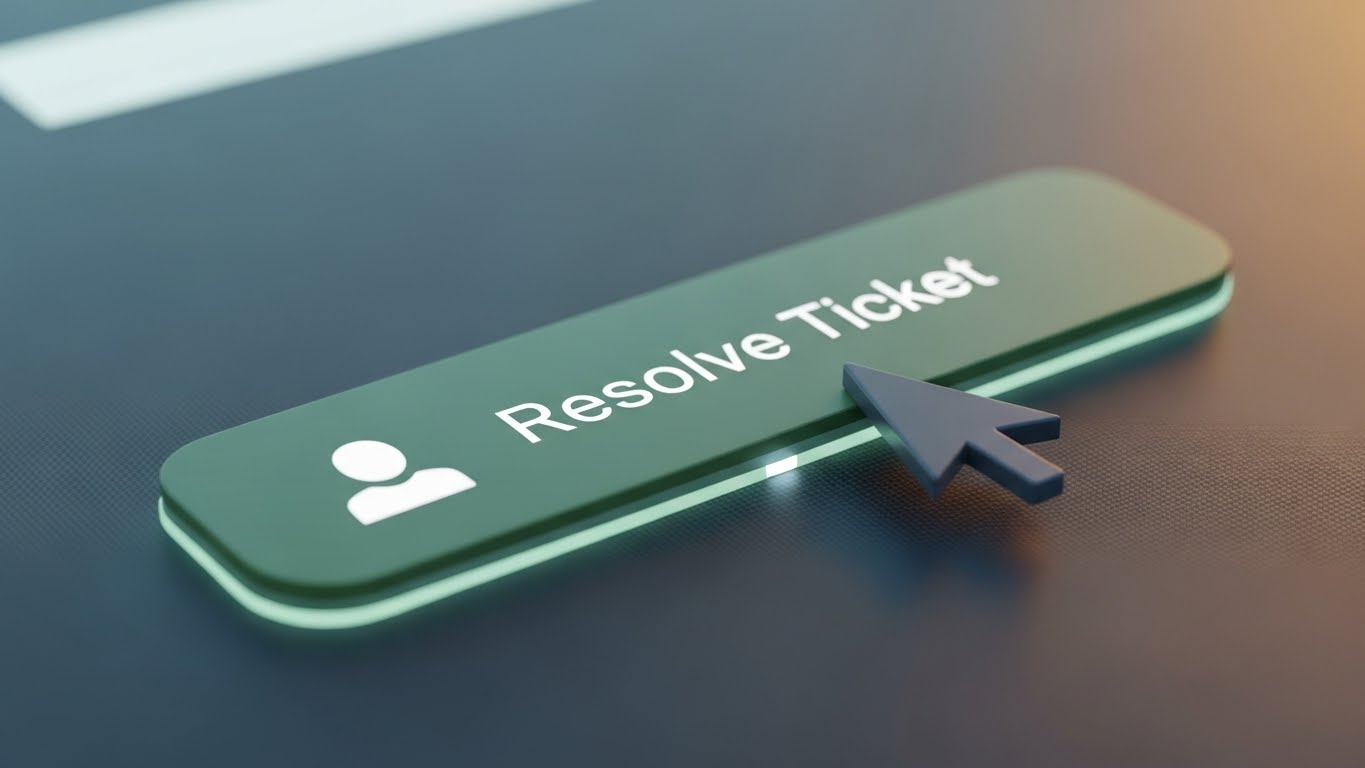 (Macro Focus): The "Resolve" Button + Tangible Satisfaction