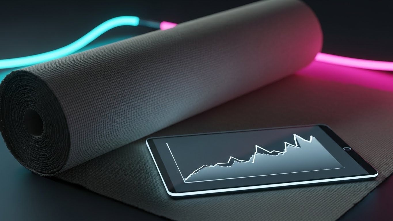 (Photorealistic 3D Renders): Tactile Analytics Visualizing Material Value