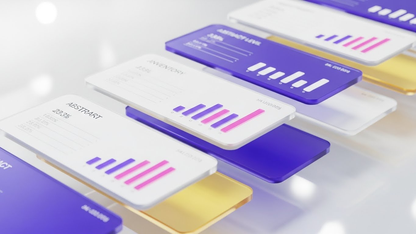 (Layered 3D Interface): Parallax Depth Granular Data Control