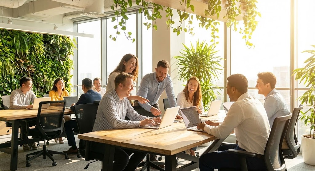 Aspirational Stock Montage: Biophilic Light + The Wellness Result