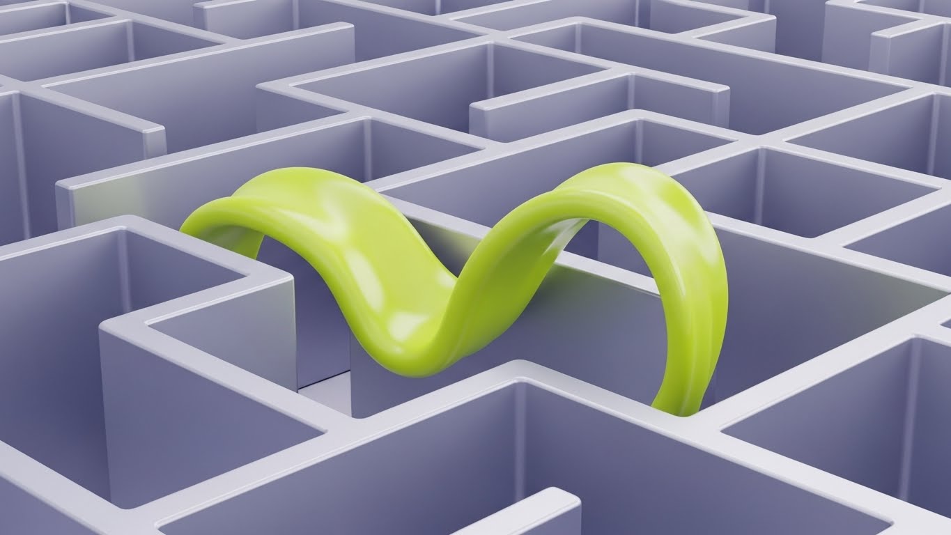 (Abstract 2D Vector): Liquid Morphing signifies Seamless Process Adaptability