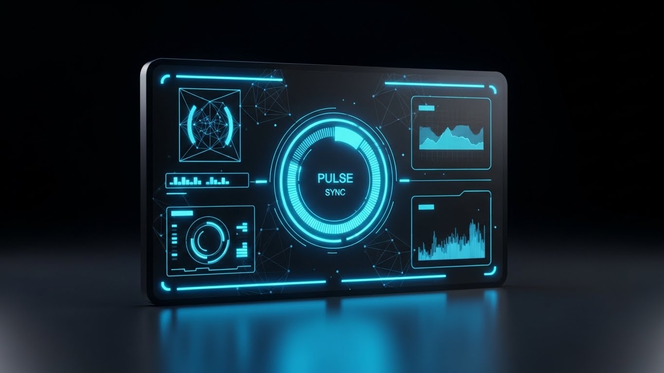 (Dark Mode UI Showcase): Neon Analytics + Monitoring Critical Metrics