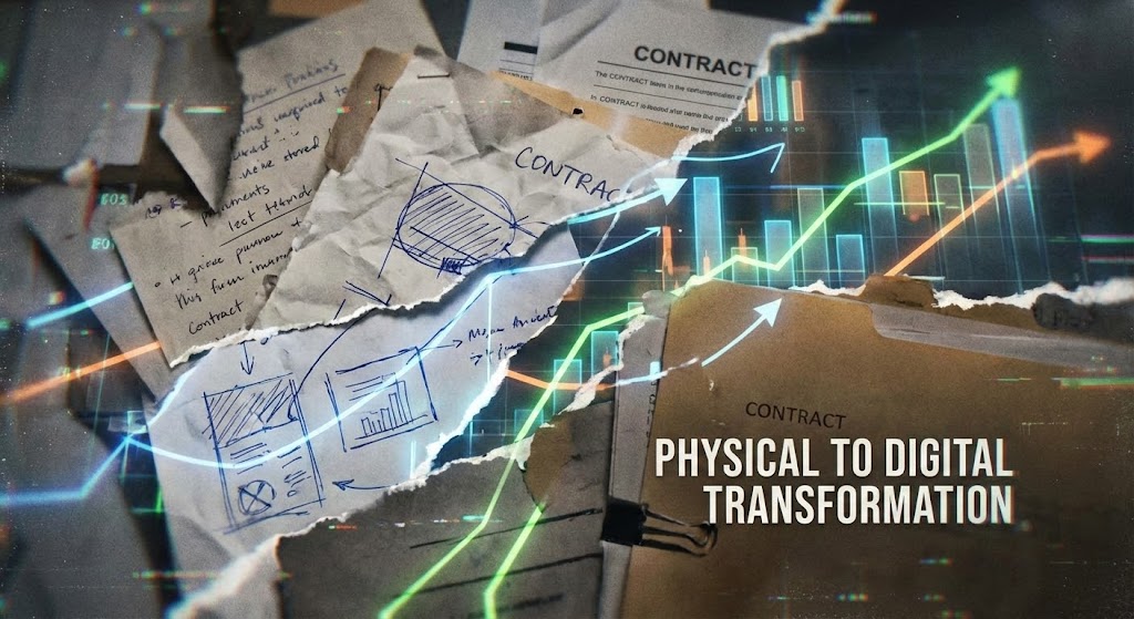 (AI generated mixed media video): Mixed Media Collage + Bridging Physical to Digital