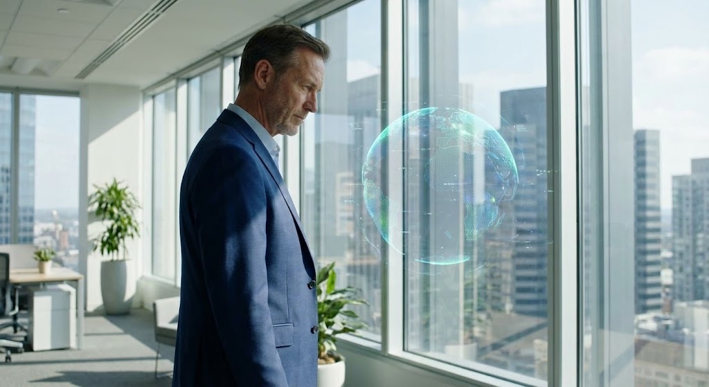 (Isometric 3D Workflow): Interconnected Knowledge Transfer