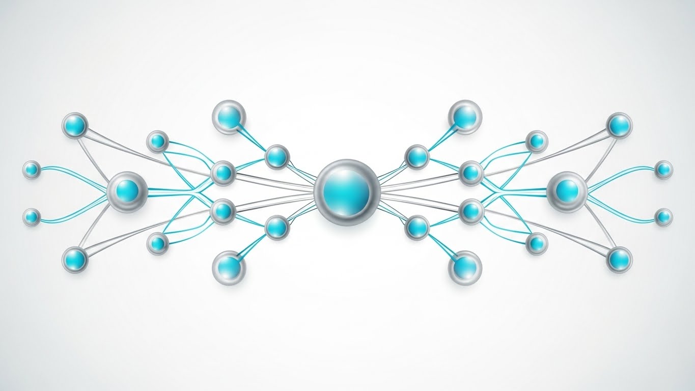 (Abstract 2D Flat Vector Organic): Fluid Connectivity for Seamless Liquidity