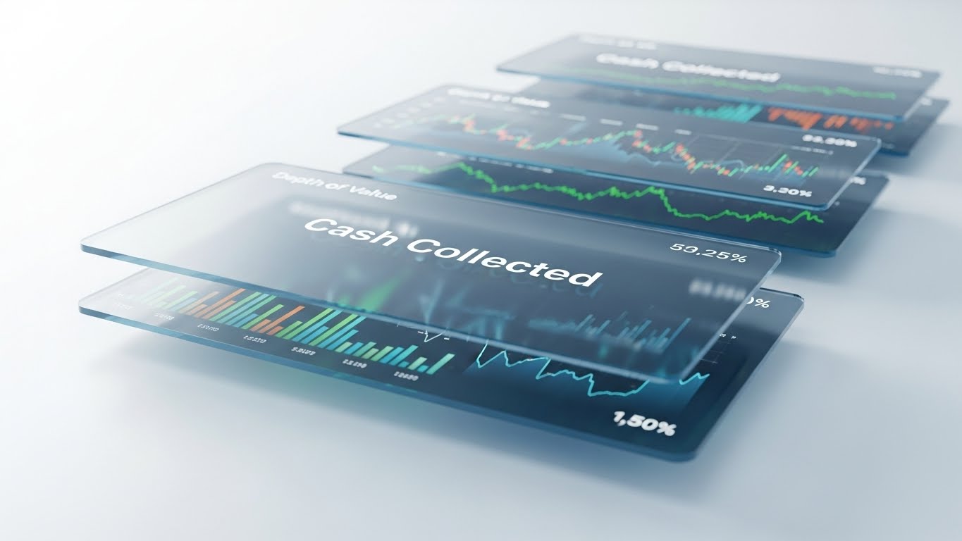 (3D Parallax UI): Layered Intelligence: Revealing Depth of Value