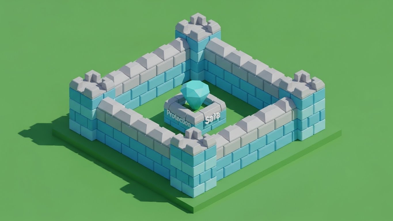 (Low-Poly 3D): Fortress of Compliance: Structural Safety