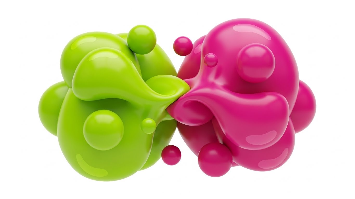 (Organic Vector): Fluid Fusion + Seamless Brand Integration