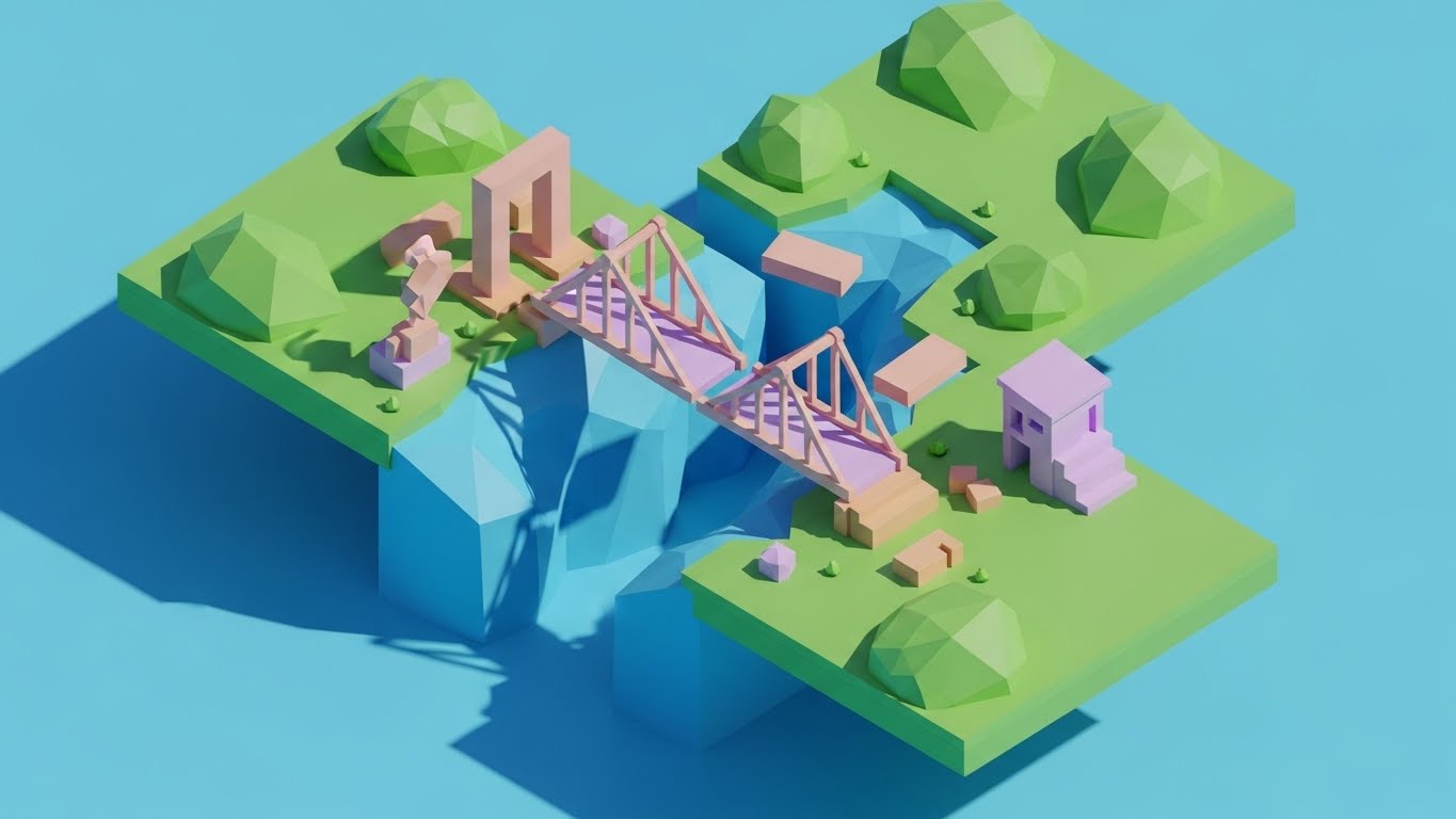 (Low-Poly 3D): Bridging the Gap + Constructive Partnership
