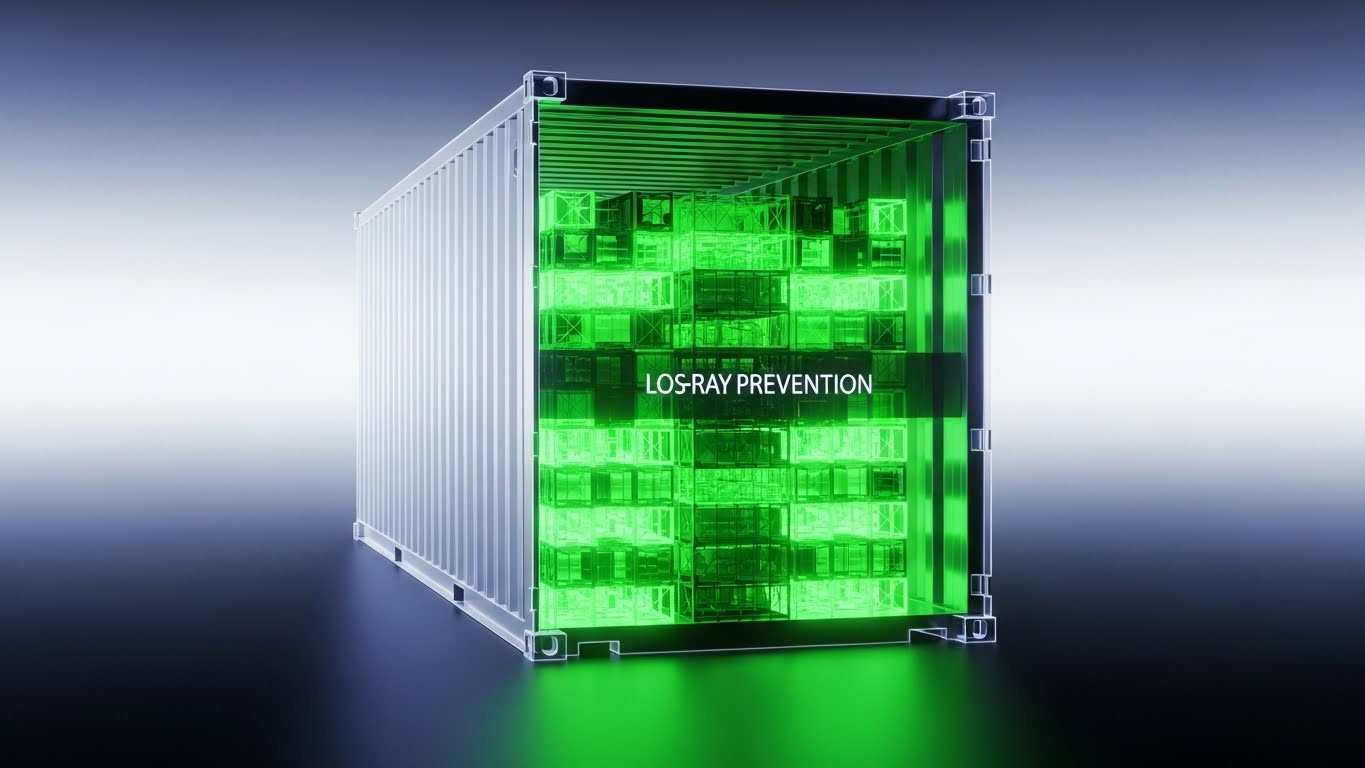 (3D X-Ray Visualization): Container Cutaway + Mitigating Cargo Risk