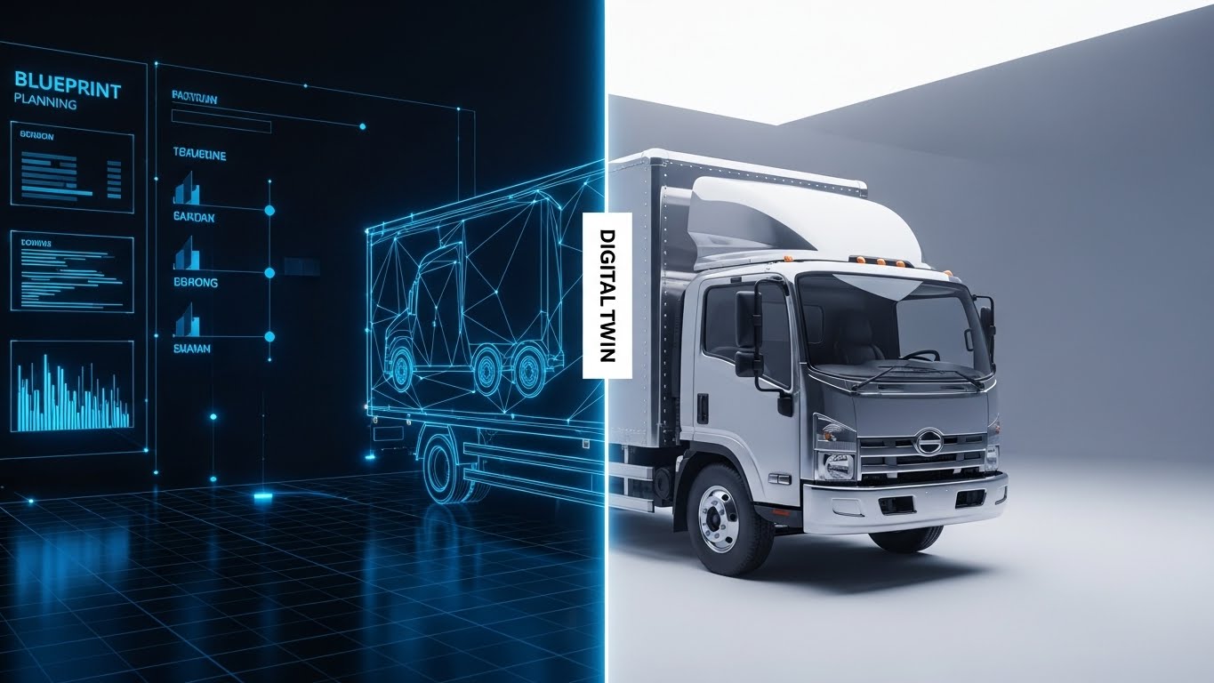 (Wireframe to Reality): Digital Twin Split + Bridging Planning And Execution