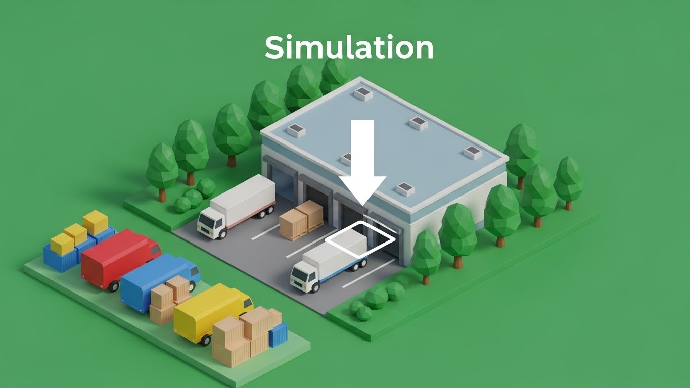 (Low-Poly 3D Modeling): Gamified Simulation + Reducing Support Overhead