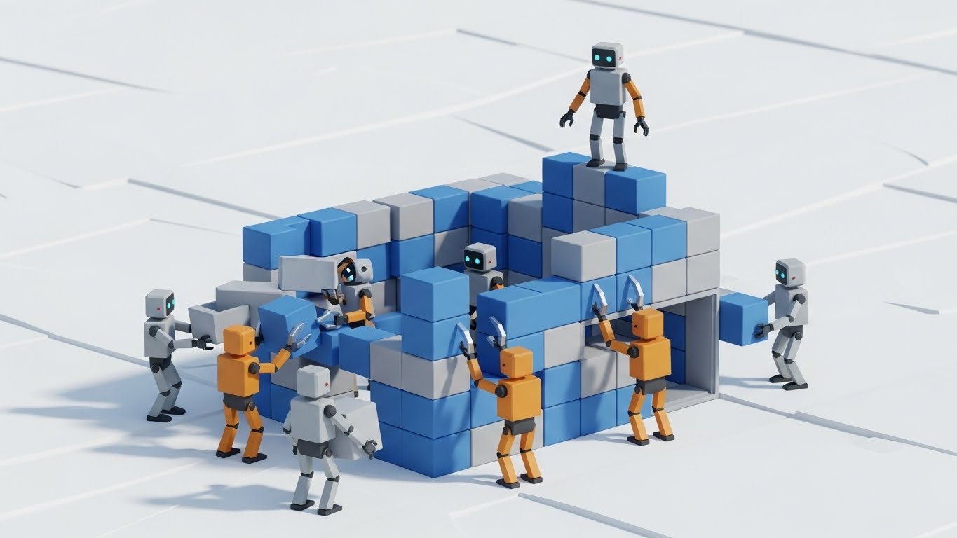 (Low-Poly 3D Modeling): Modular Construction + Encourages Ecosystem Expansion