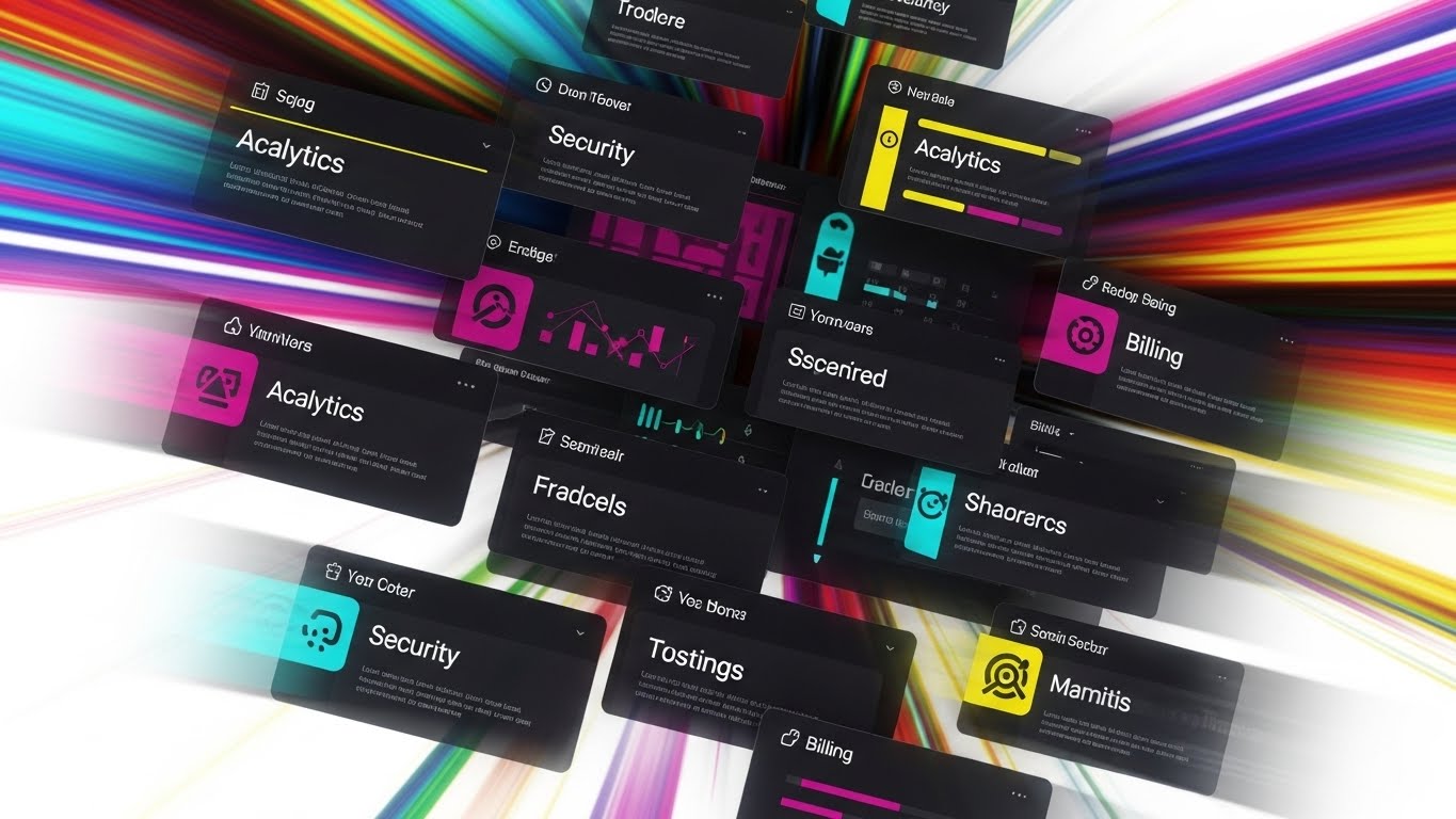 (Rapid UI Feature Montage): Feature Cascade + Comprehensive Platform Breadth