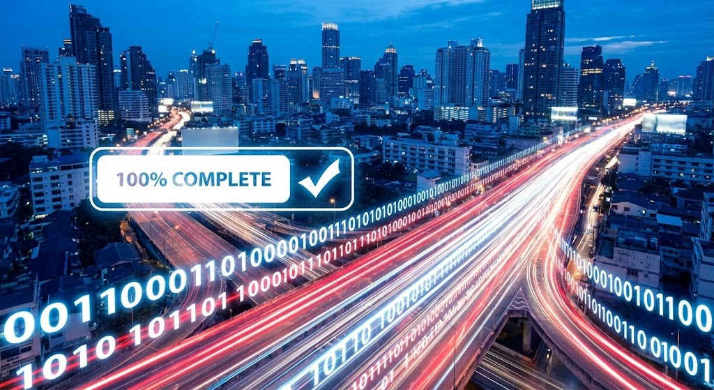 (Hyper-lapse Stock Footage with Data): Data Velocity + Accelerating Time-to-Value