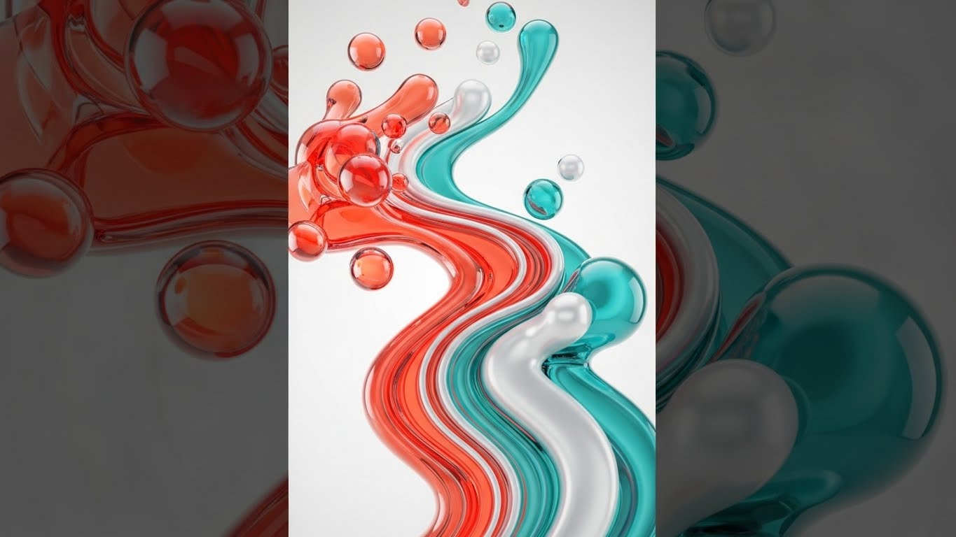 (Abstract Organic Motion): Iridescent Fluidity + Seamless Data Orchestration