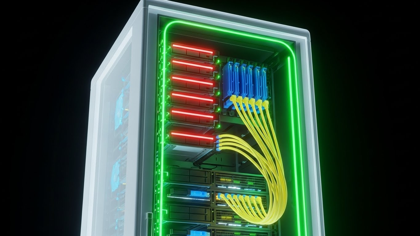 (3D X-Ray Visualization): Internal Server + Revealing Tech Infrastructure