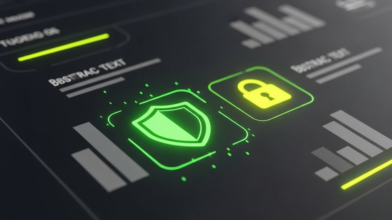 (Dark Mode UI Showcase): Neon Shield + Visualizing HIPAA Compliance