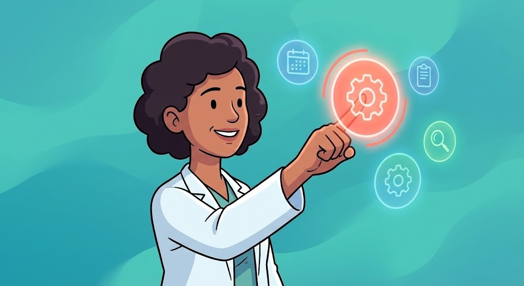 (2D Animation & UI Composition): Interactive Buttons + Human-Centric Implementation