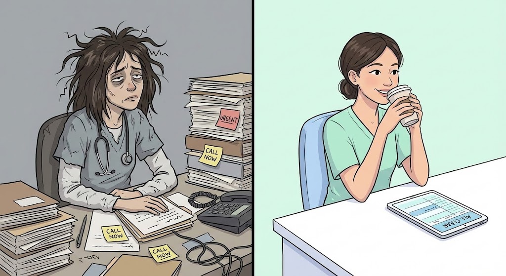 (2D Character-Driven Story): Split Contrast + From Chaos to Calm