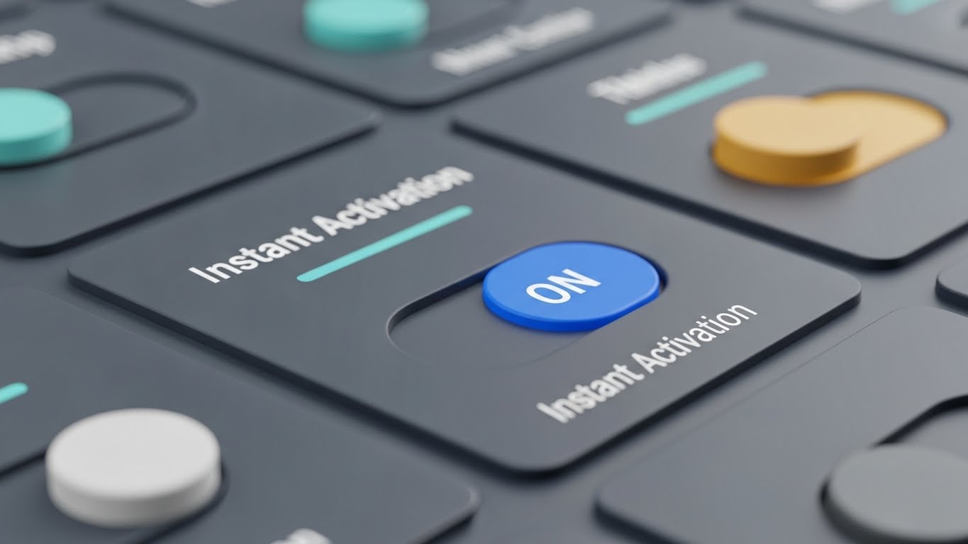 (Macro Photography Simulation): Tactile Control - Instant Activation