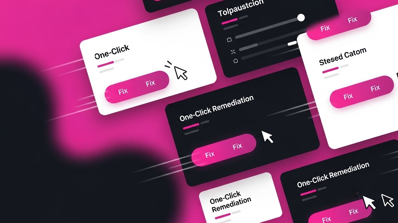 (Collage Motion Graphics): One-Click Velocity - Rapid Remediation