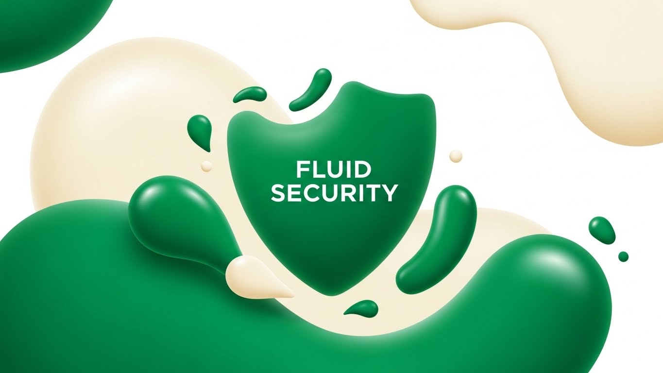 (Abstract 2D flat vector organic): Organic Fluidity - Seamless, Adaptive Defense