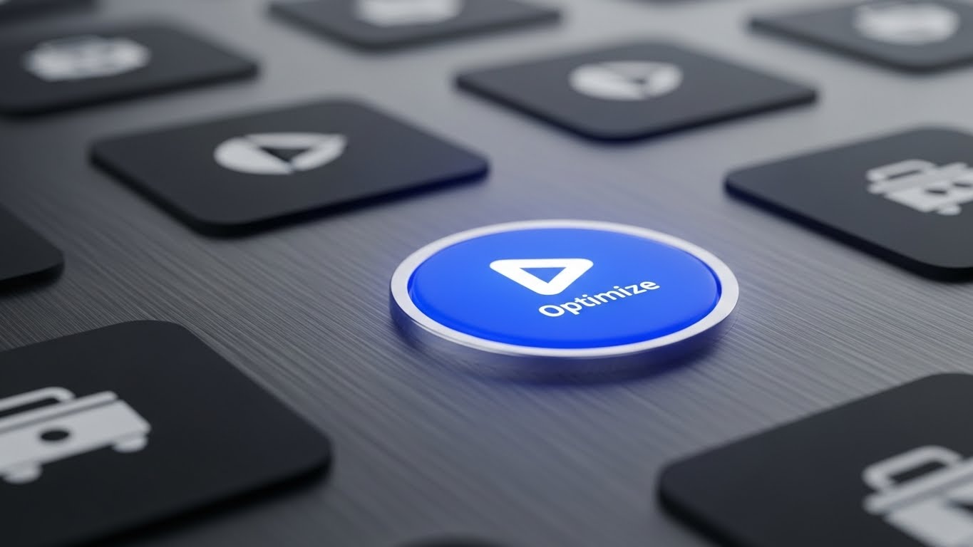 (Macro UI): Illuminated Optimize Button – Focusing on Automated Remediation