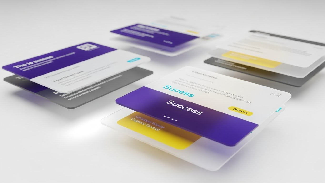 (3D Parallax UI): Floating Layers – Deepening Self-Serve Discovery